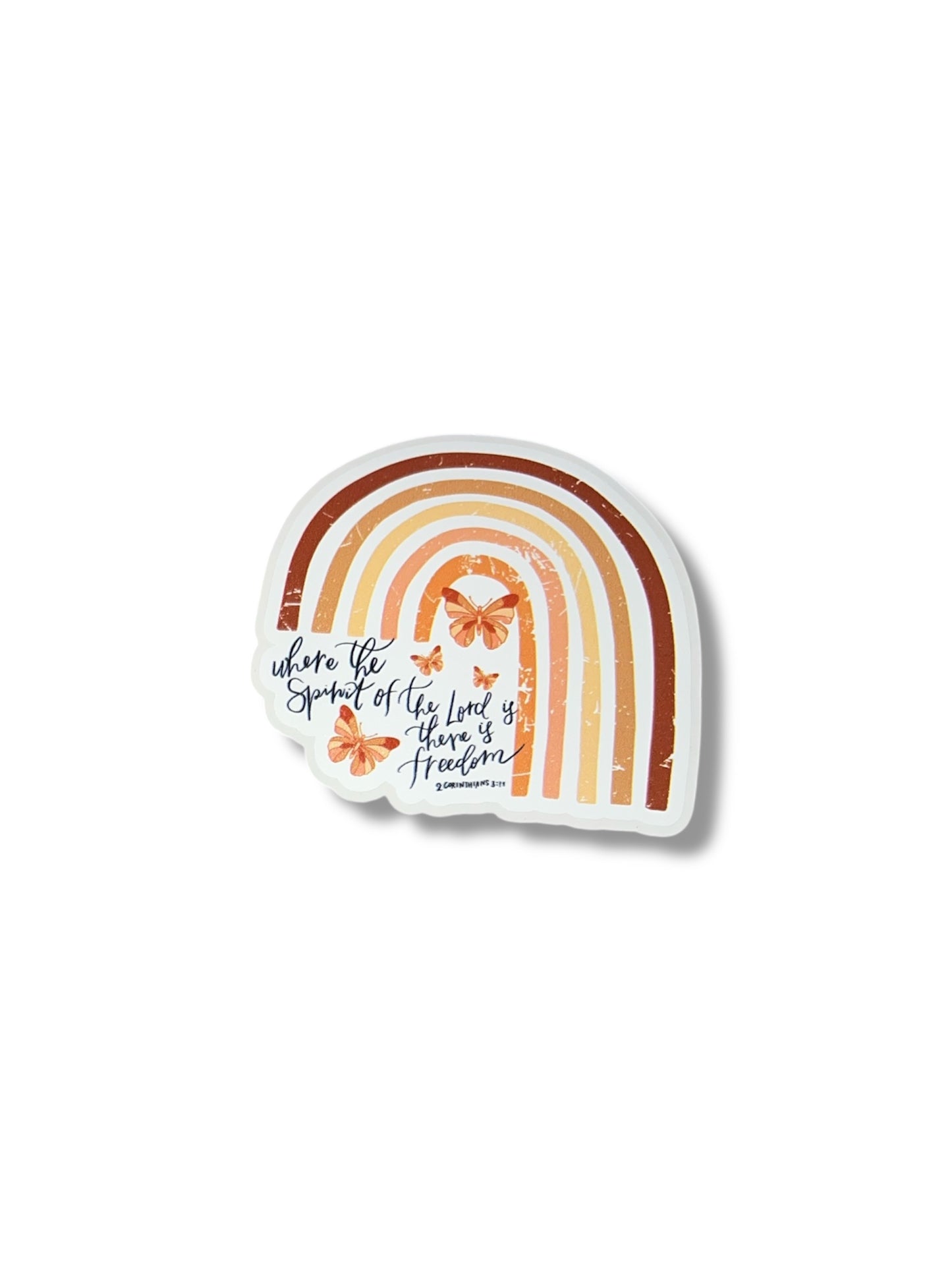 Where The Spirit Of The Lord There Is Freedom Vinyl Sticker