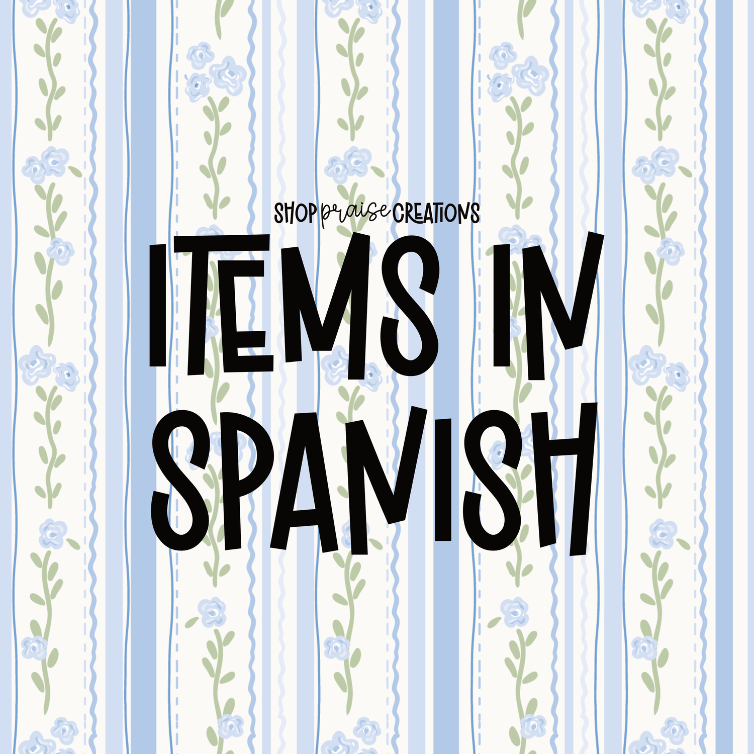 Items in Spanish