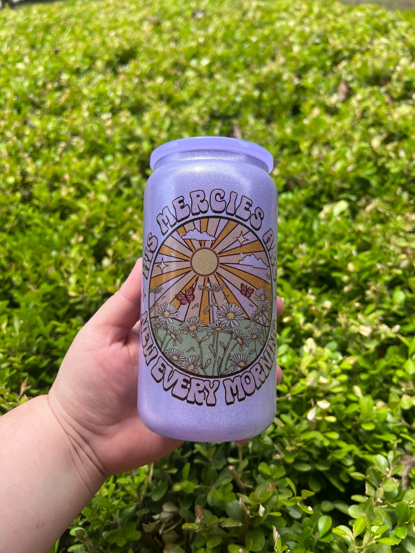 His mercies Glass Can