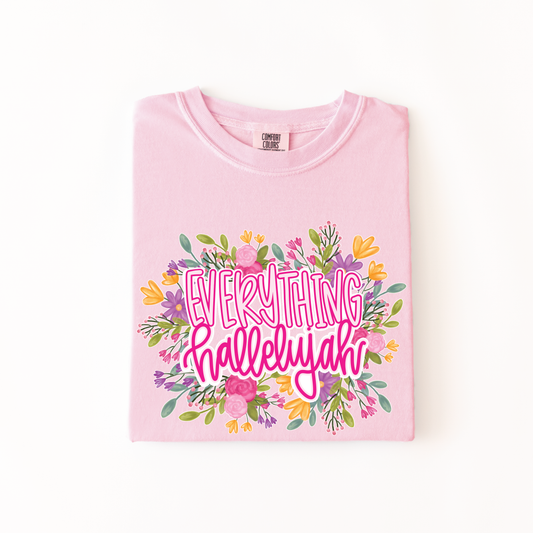 Everything Hallelujah Floral Shirt