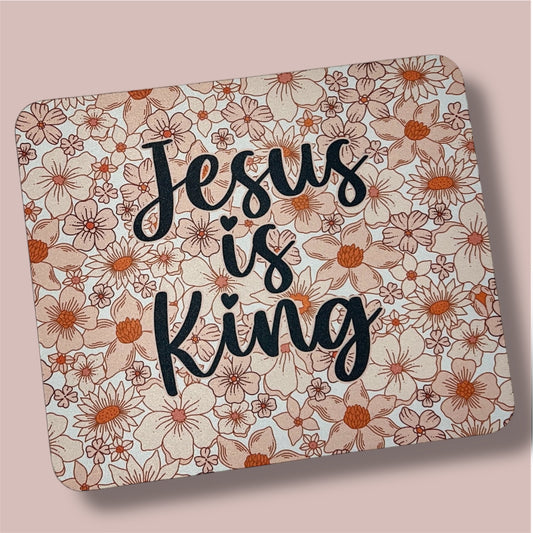 Jesus is King Mousepad