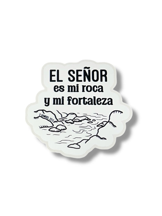 El Señor Es Mi Roca Vinyl Sticker