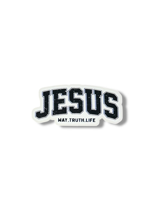 Jesus The Way, Truth and Life Vinyl Sticker